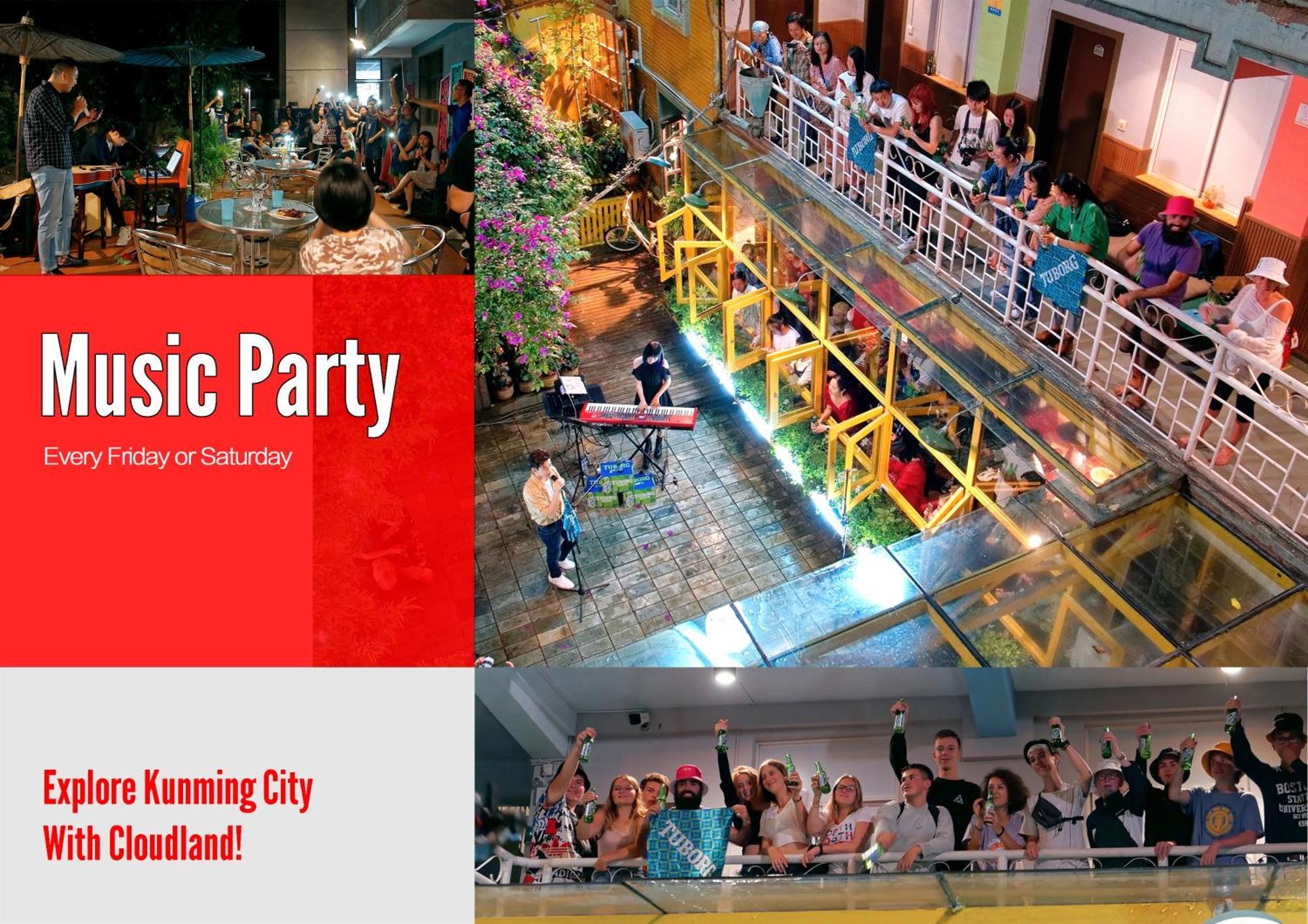The Cloudland International Youth Hostel Close To The City Center,10 Min Walks To The Subway, Close To The Night Market, Old Street, Green Lake, English-Speaking Service, Free Activity Convenient Payment And Visa Cards Are Accepted Куньмин Экстерьер фото